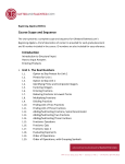 Beginning Algebra Course Outline