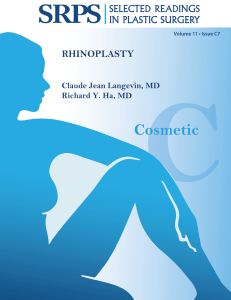 Volume 11 Issue C7 Rhinoplasty - The Medical University of South