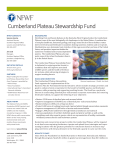 Cumberland Plateau Stewardship Fund