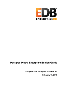 Postgres Plus Enterprise Edition Guide