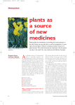 plants as a source of new medicines