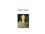 Pascal`s wager