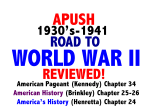 1930`s-1941 - APUSH Explained