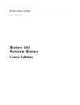 History 161 Western History