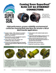 Coming Soon SuperSeal™ RJ45 CAT 6A ETHERNET