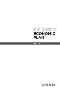 2017-2018 Budget - The Québec Economic plan