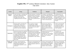 attached grading rubric - English