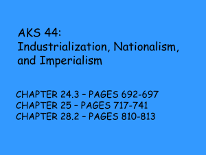 Industrialization, Imperialism, Nationalism PDF
