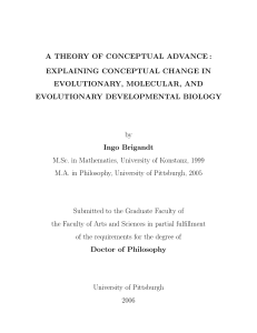 A Theory of Conceptual Advance: Explaining Conceptual Change in