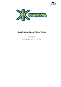 MathEngine KarmaTM User Guide - Unreal Engine 4 Documentation