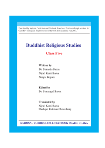 Buddhist Religious Studies