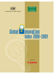 Global Innovation Index 2008-2009