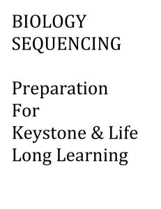 biology sequencing