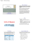 Units of Measure - Angelo State University