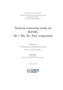 Neutron scattering study on R2 PdSi3 (R = Ho, Er, Tm