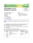 supplement to the republic of iraq aip