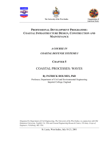 Coastal Processes: WAVES - Organization of American States