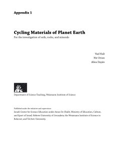 Cycling Materials of Planet Earth