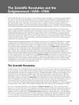 The Scientific Revolution and the Enlightenment (1500–1780)