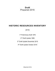 Contra Costa County Historical Resources Inventory