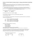 Solutions to Practice Problems for Genetics, Session 2