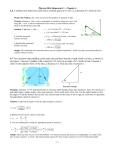Physics 100A Homework 3 – Chapter 4 4.2 A sailboat runs before