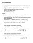 Fraction Computation Notes