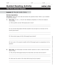 netw rks Guided Reading Activity