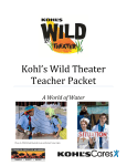 Kohl`s Wild Theater Teacher Packet