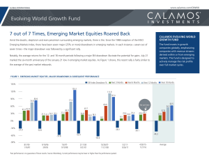 Seven Out of Seven Times, Emerging Market