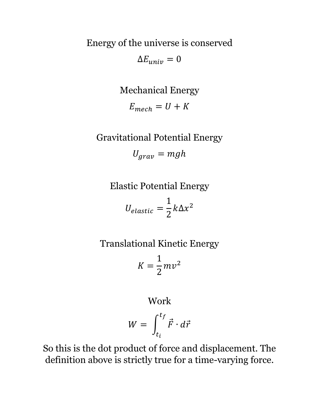 Mechanical Energy Definition | Examples and Forms