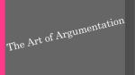 The Argument…
