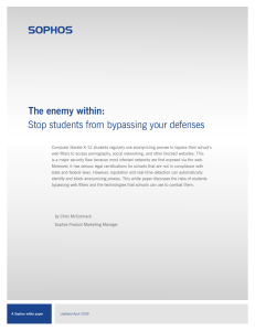 The enemy within: Stop students from bypassing your defenses