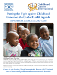 Putting the Fight against Childhood Cancer on the Global Health