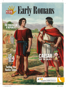 Early Romans - Houghton Mifflin Harcourt
