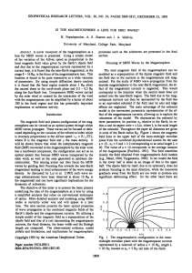 Is the Magnetosphere a Lens to MHD Waves?