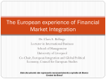 The European experience of Financial Market