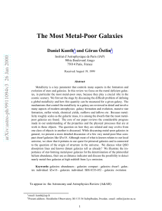 The most metal-poor galaxies