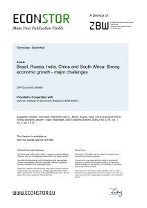 Brazil, Russia, India, China and South Africa: Strong