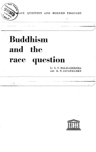 Buddhism and the race question - UNESDOC