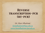 Reverse transcription-pcr (rt-pcr)