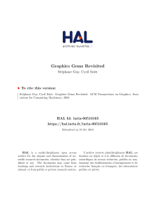 Graphics Gems Revisited - HAL