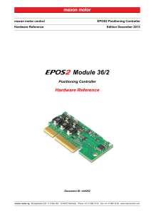 EPOS2 Module 36/2 Hardware Reference