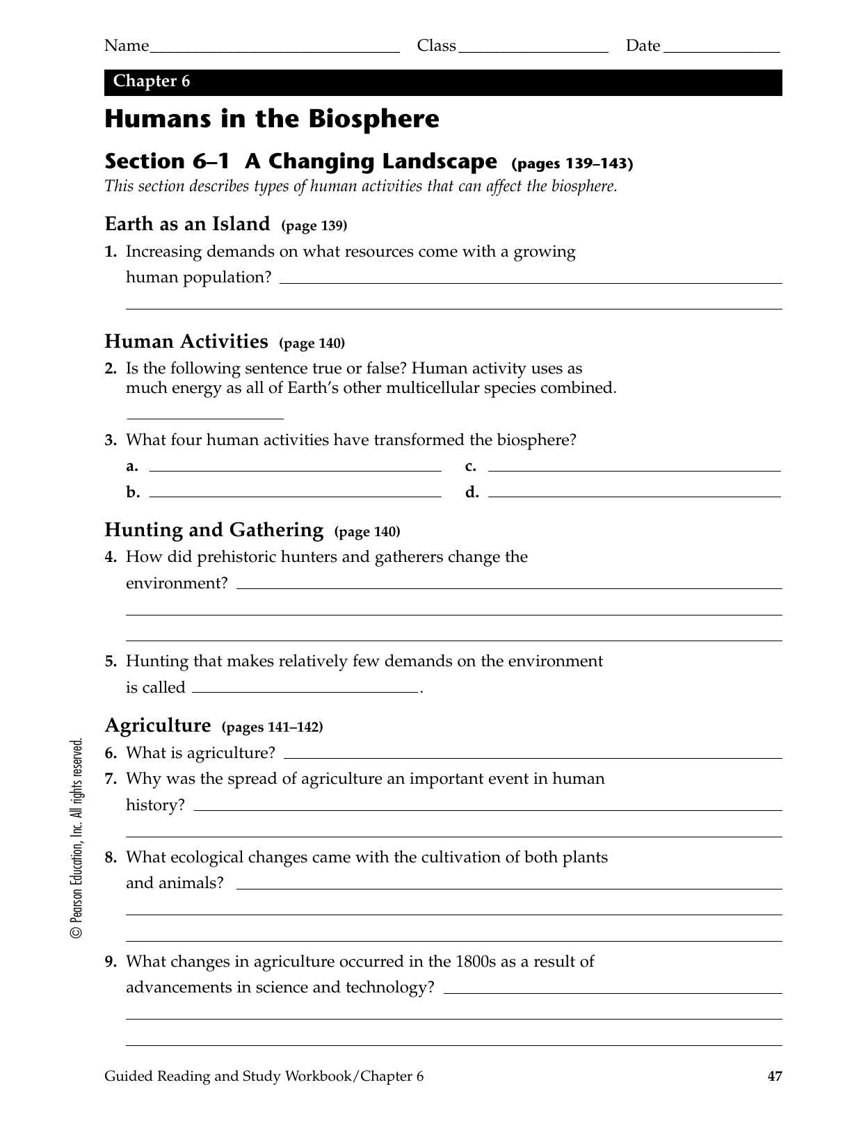ch21 reading guide Inside 6 3 Biodiversity Worksheet Answers