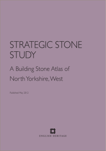 North Yorkshire, West Building Stone Atlas