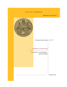 University of Heidelberg Discussion Paper Series No. 575 482482