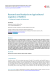 Research and Analysis on Agricultural Logistics of Sulfites