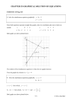 CHAPTER 35 GRAPHICAL SOLUTION OF EQUATIONS