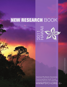 new research book - American Psychiatric Association