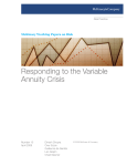 Responding to the Variable Annuity Crisis